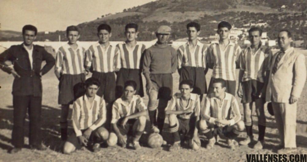 foto antigua de un equipo de futbol de san jose del valle